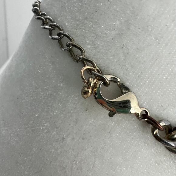 Multicolor coral and turquoise town bauble cluster bib statement necklace - Picture 6 of 6